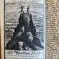 1707 BOOK OF COMMON PRAYER in ENGLISH w/ PSALMS of DAVID ANTIQUE illustrated