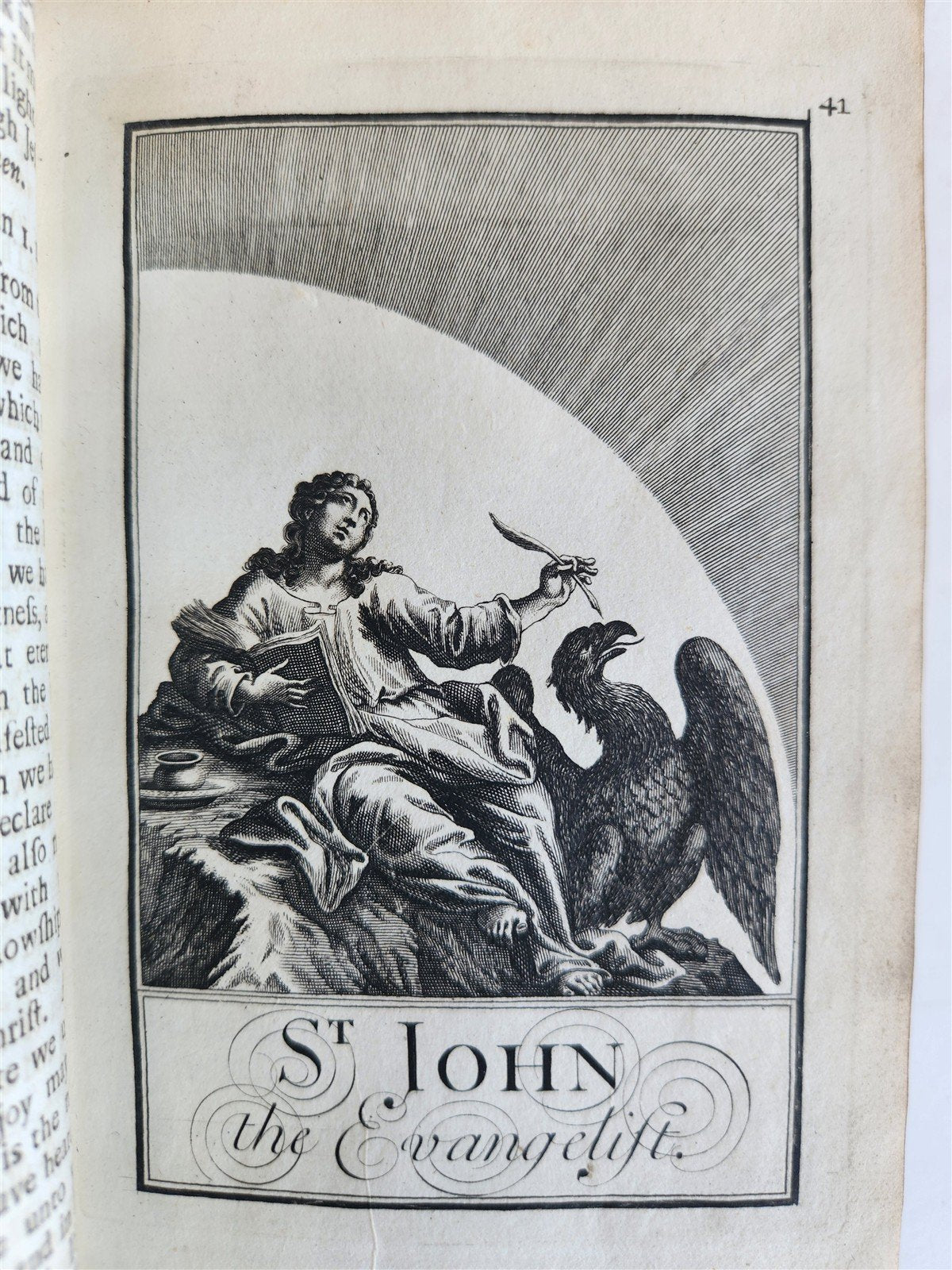 1707 BOOK OF COMMON PRAYER in ENGLISH w/ PSALMS of DAVID ANTIQUE illustrated