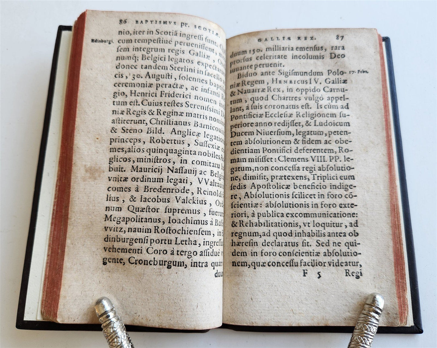 1595 HISTORICAL CHRONICLE by David Chytraeus ANTIQUE 16TH century