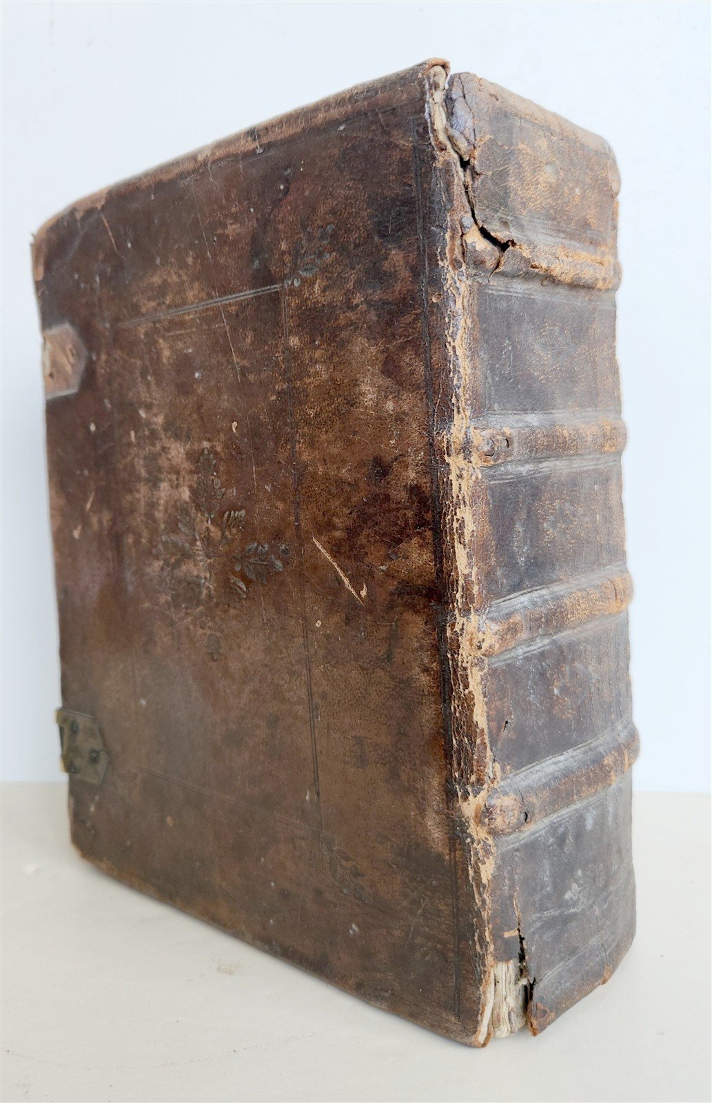 1634 BIBLE in ENGLISH antique OLD & NEW TESTAMENT 17th CENTURY by Robert Barker