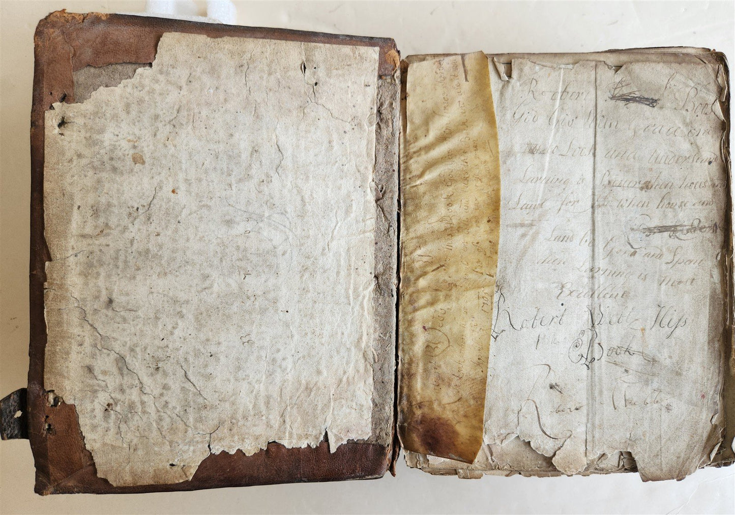 1634 BIBLE in ENGLISH antique OLD & NEW TESTAMENT 17th CENTURY by Robert Barker