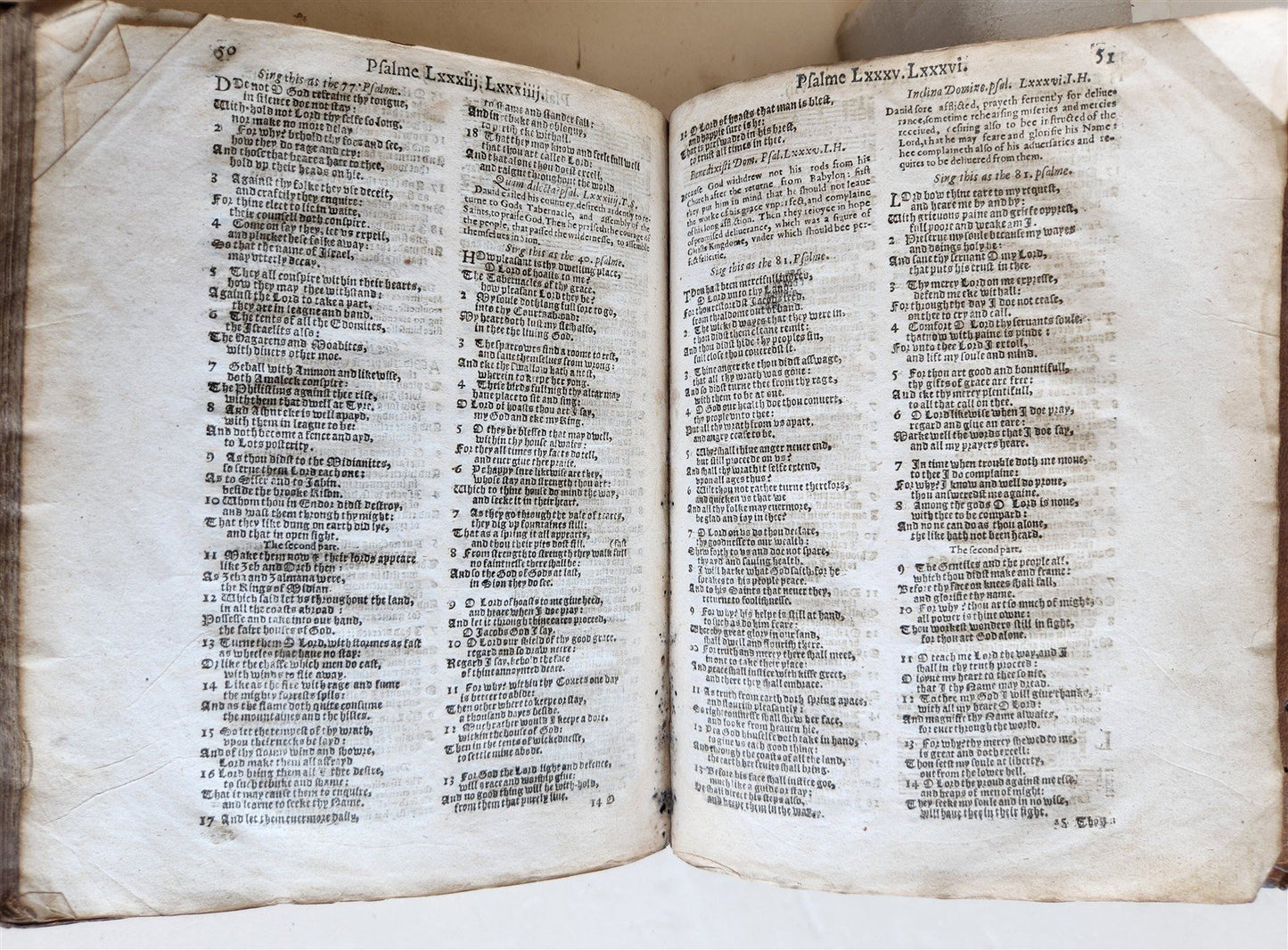1634 BIBLE in ENGLISH antique OLD & NEW TESTAMENT 17th CENTURY by Robert Barker