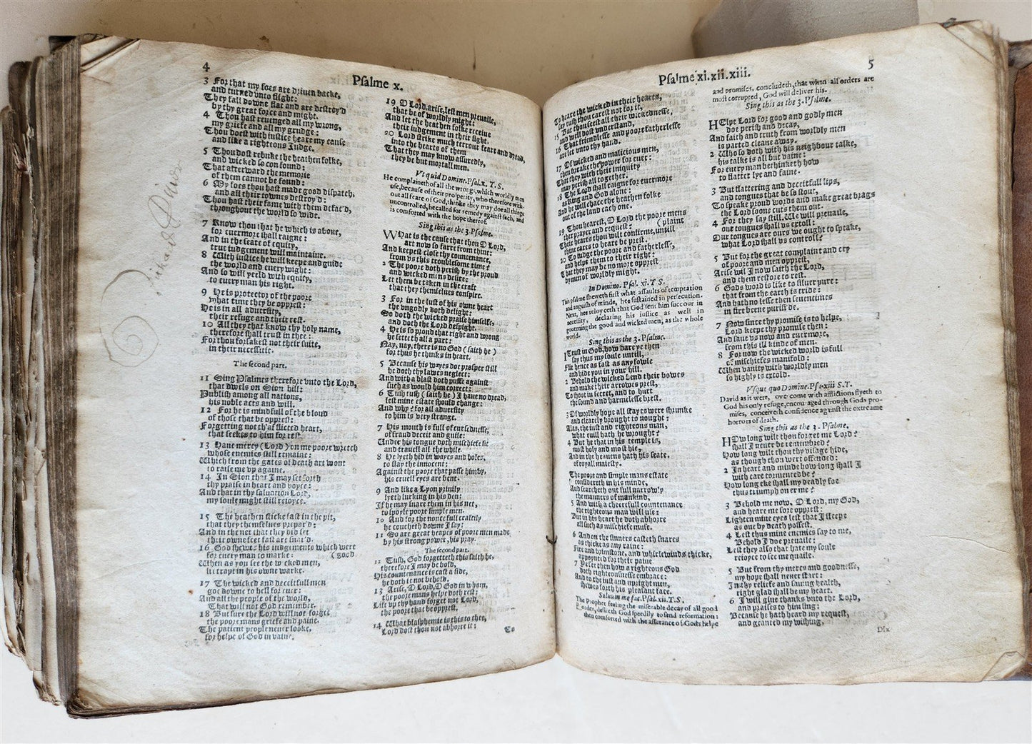 1634 BIBLE in ENGLISH antique OLD & NEW TESTAMENT 17th CENTURY by Robert Barker
