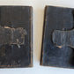 1567 BIBLE in LATIN 2 VOLUMES by PLANTIN antique incl. 1612 R.Barker partial NT