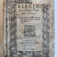 1567 BIBLE in LATIN 2 VOLUMES by PLANTIN antique incl. 1612 R.Barker partial NT