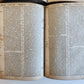 1567 BIBLE in LATIN 2 VOLUMES by PLANTIN antique incl. 1612 R.Barker partial NT