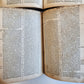 1567 BIBLE in LATIN 2 VOLUMES by PLANTIN antique incl. 1612 R.Barker partial NT