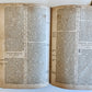 1567 BIBLE in LATIN 2 VOLUMES by PLANTIN antique incl. 1612 R.Barker partial NT