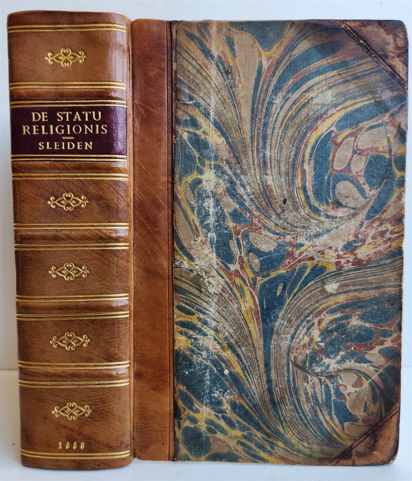 1556 SLEIDAN Commentaries State Of Religion & Republic under Charles V ANTIQUE