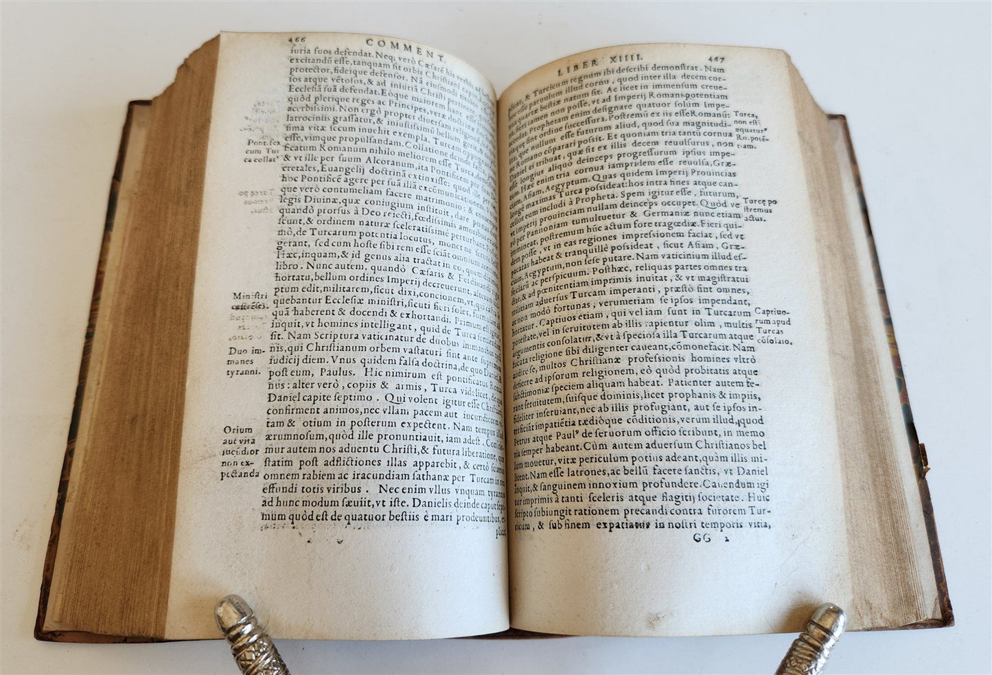1556 SLEIDAN Commentaries State Of Religion & Republic under Charles V ANTIQUE
