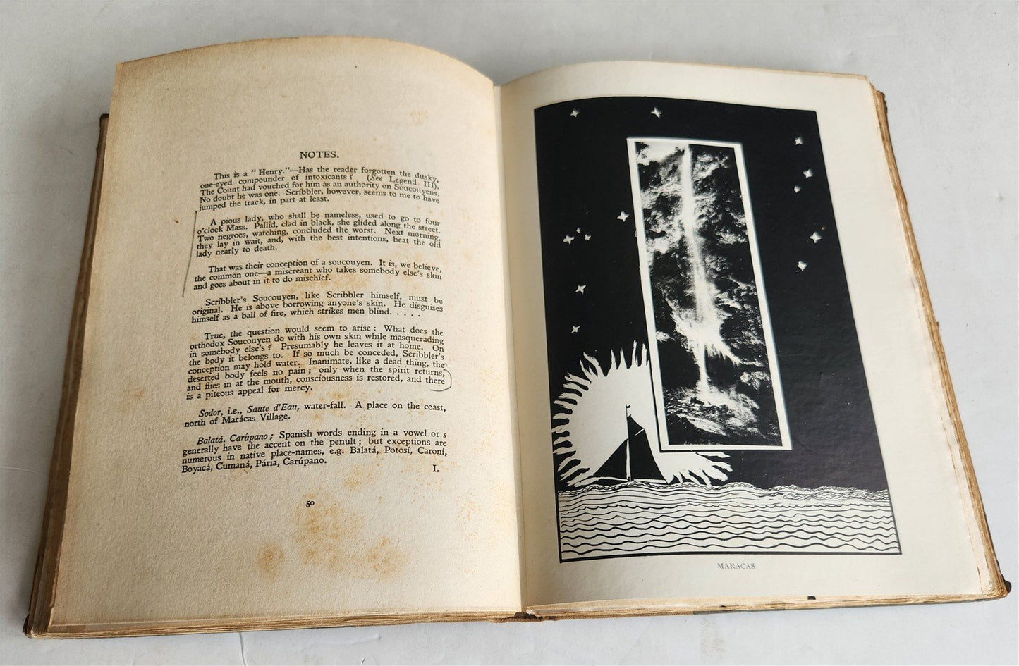 1922 LEGENDS OF THE BOCAS TRINIDAD by A. RUSSEL illustrated ANTIQUE
