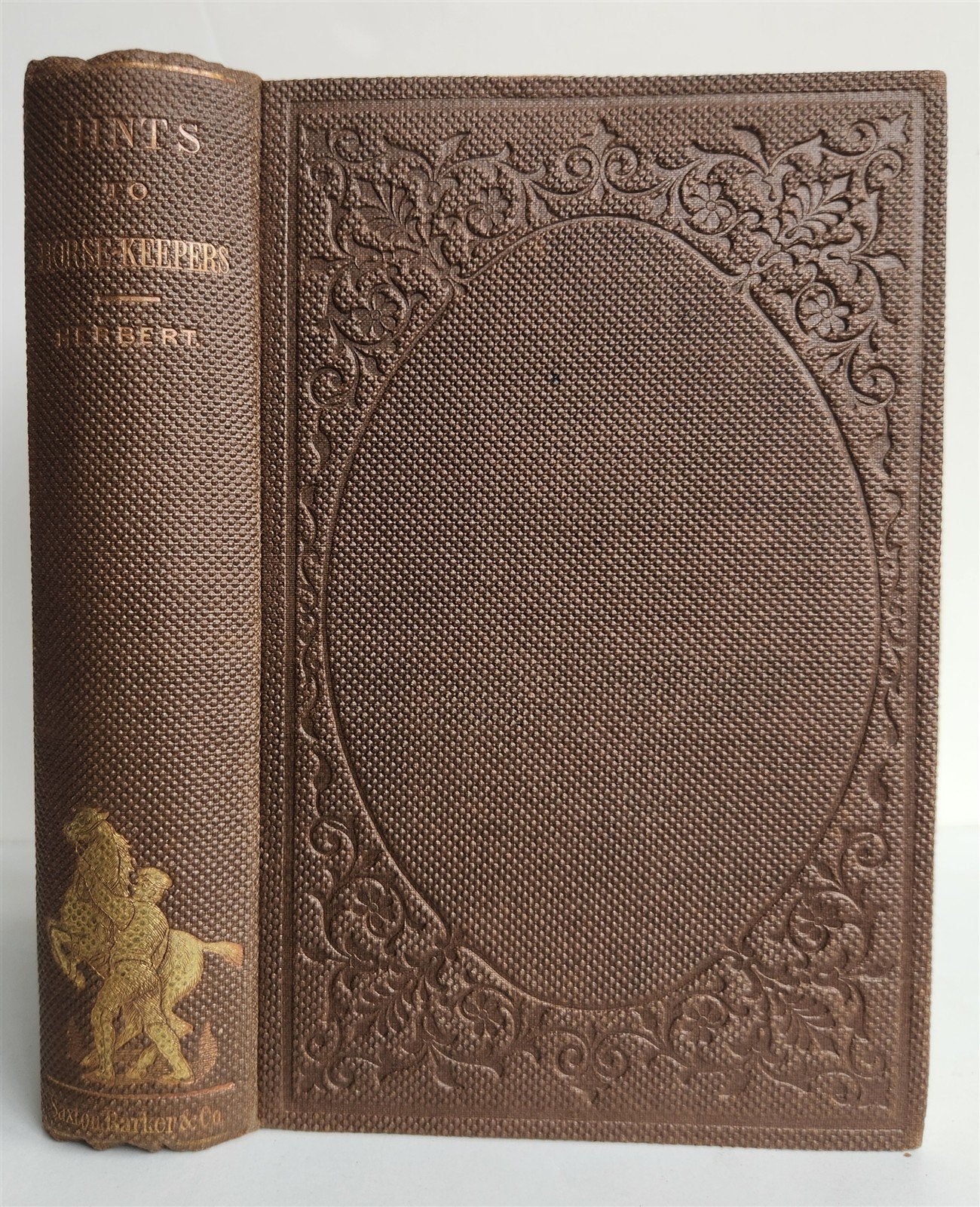 1860 HINTS FOR HORSE KEEPERS HORSEMEN MANUAL CIVIL WAR ERA illustrated ANTIQUE