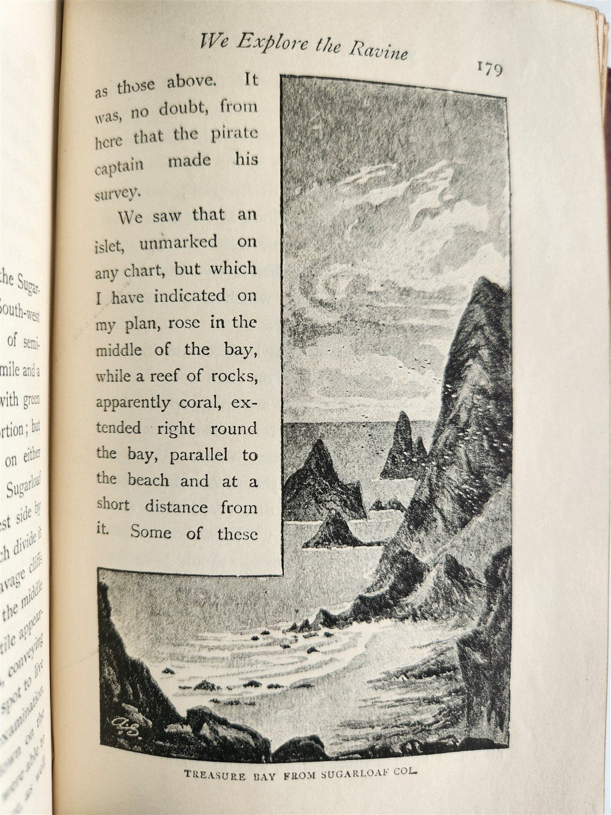 1896 TREASURE SEARCH in TRINIDAD Cruise of Alerte by Knight antique ILLUSTRATED