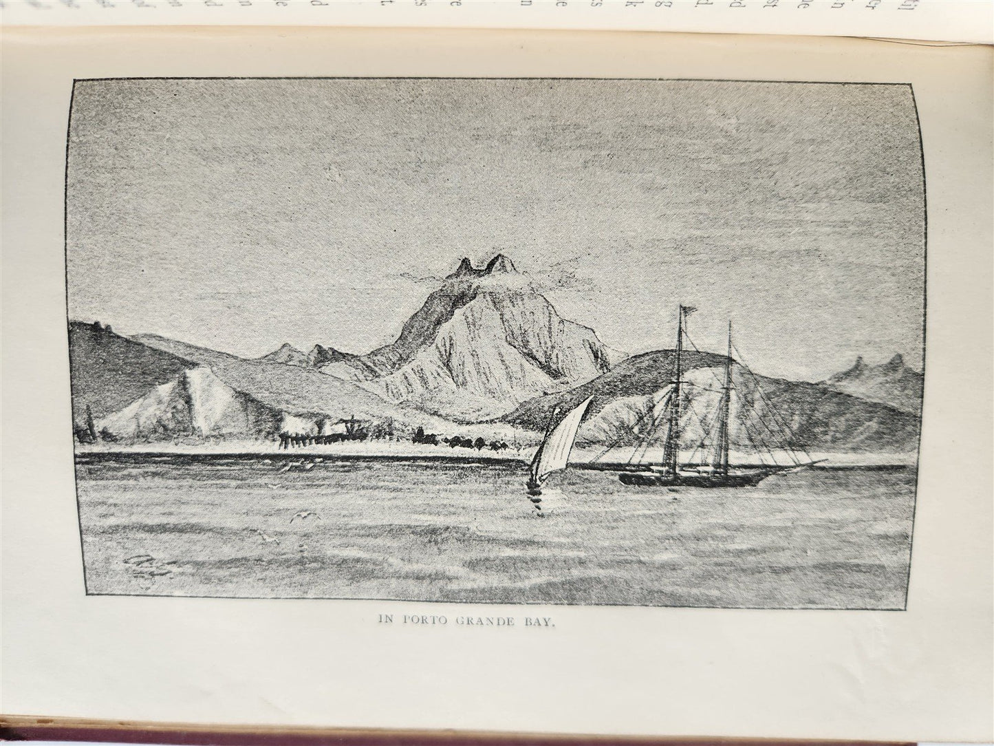 1896 TREASURE SEARCH in TRINIDAD Cruise of Alerte by Knight antique ILLUSTRATED