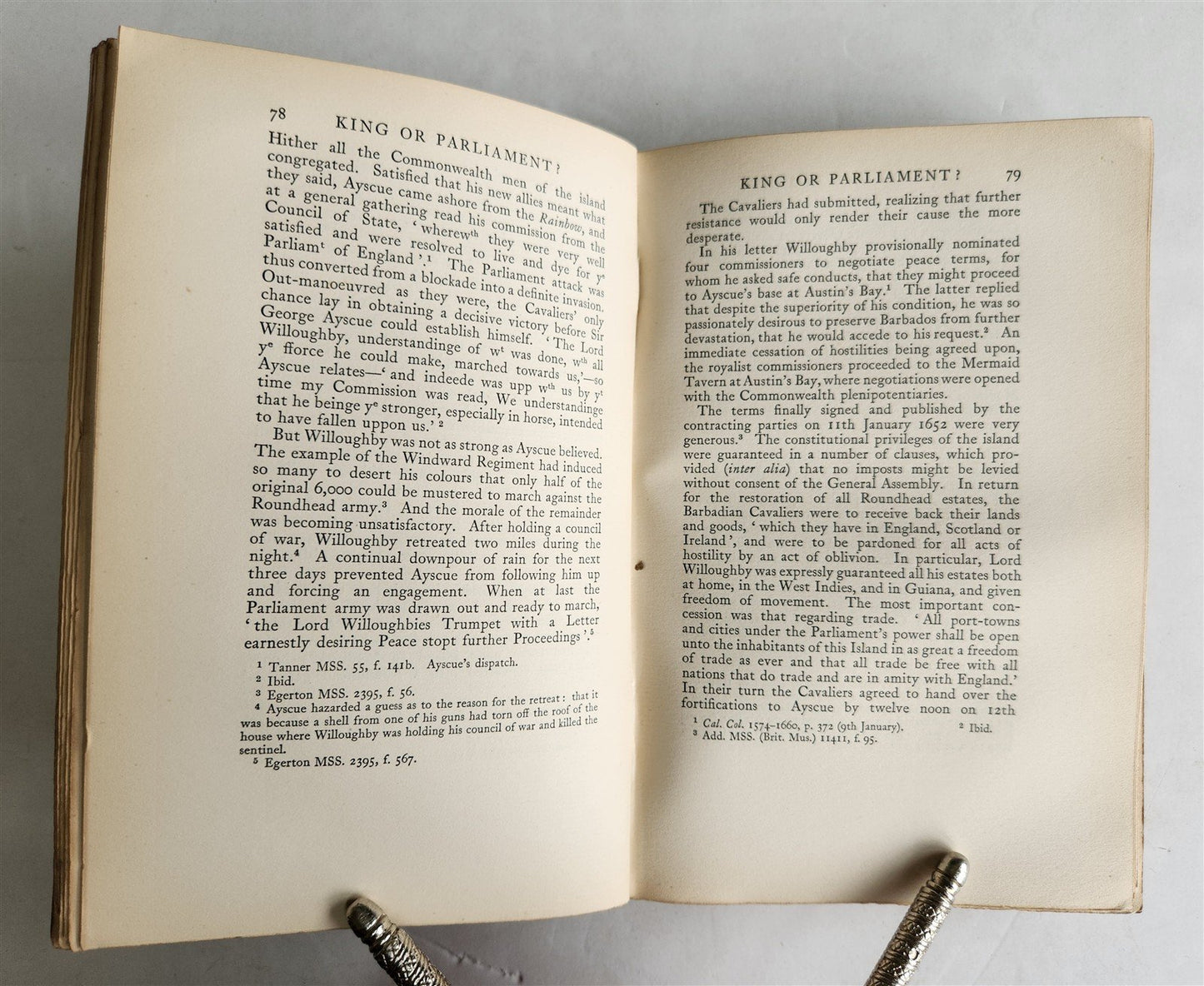 1926 HISTORY of BARBADOS 1625-1685 by VINCENT HARLOW antique