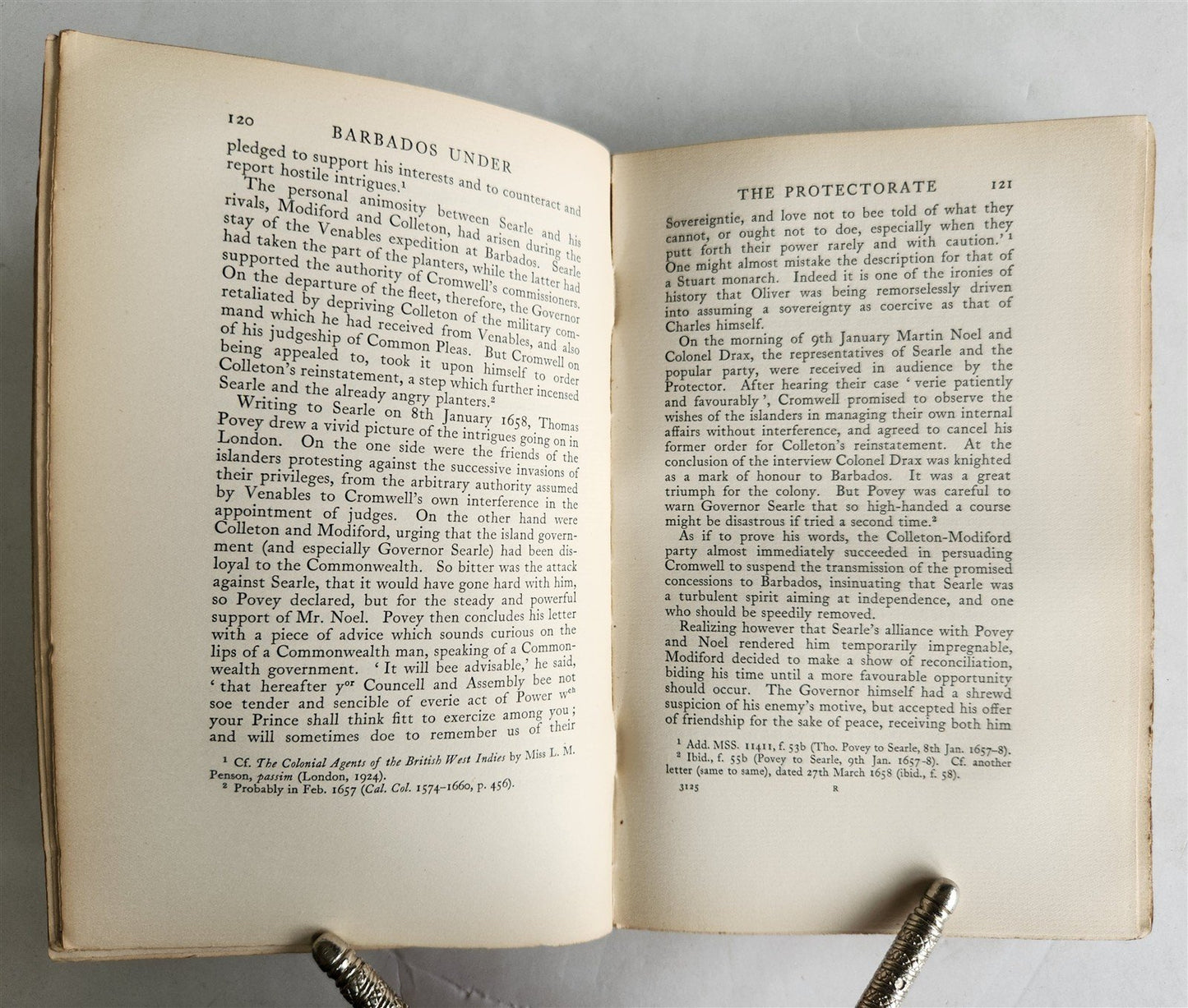1926 HISTORY of BARBADOS 1625-1685 by VINCENT HARLOW antique