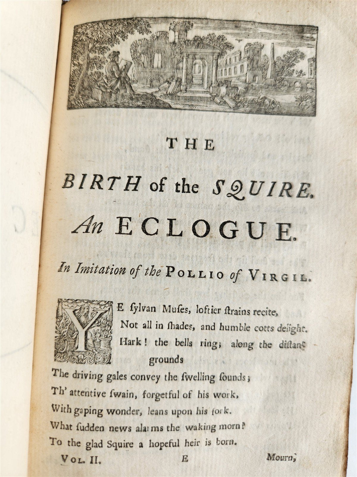 1731 Poems on Several Occasions 2 VOLUMES POETRY by JOHN GAY antique