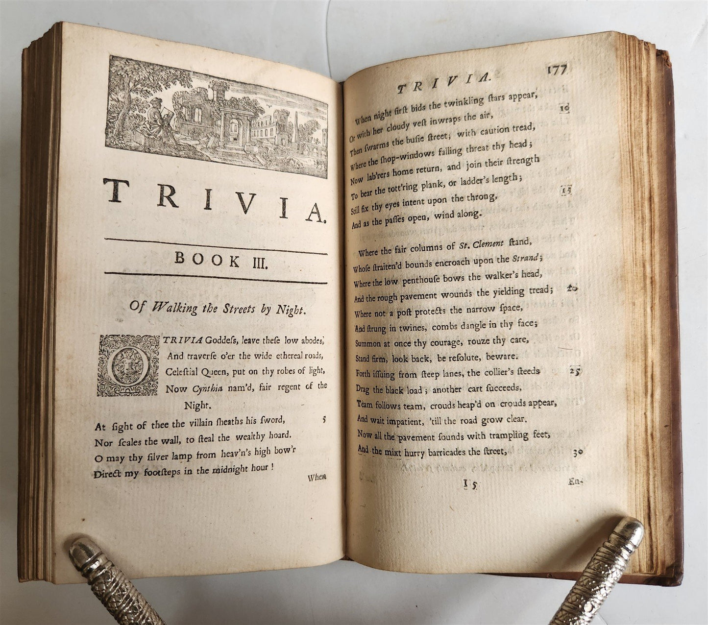 1731 Poems on Several Occasions 2 VOLUMES POETRY by JOHN GAY antique