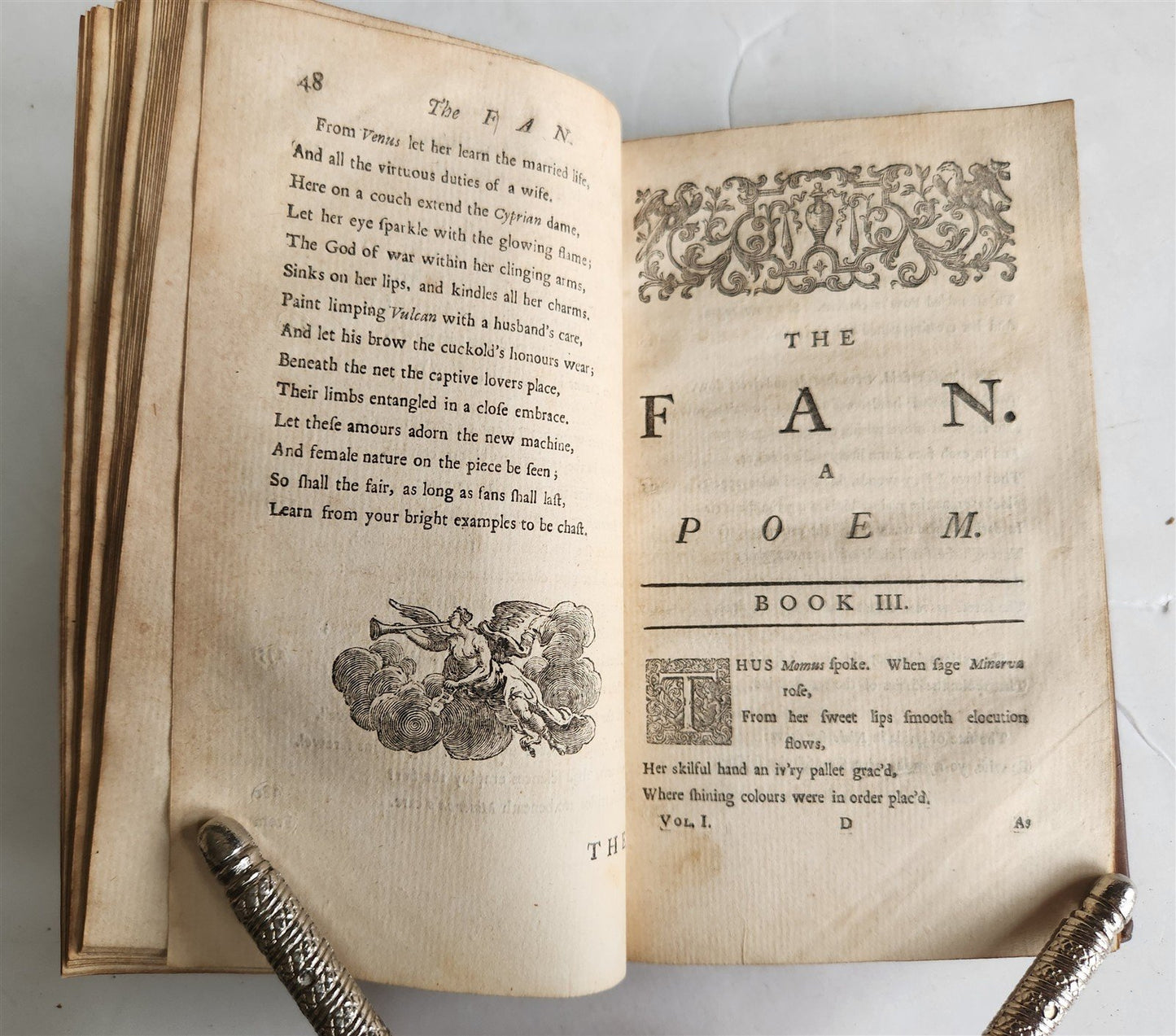 1731 Poems on Several Occasions 2 VOLUMES POETRY by JOHN GAY antique