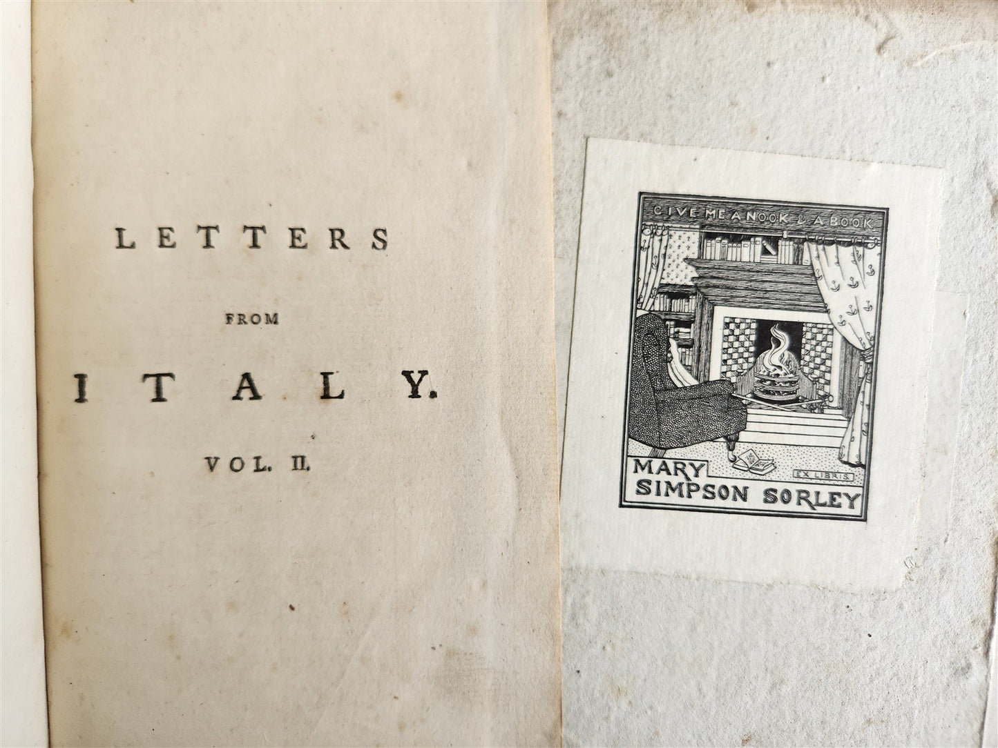 1777 Letters From Italy in the Years 1770 and 1771 2 VOLS by Anna Riggs antique