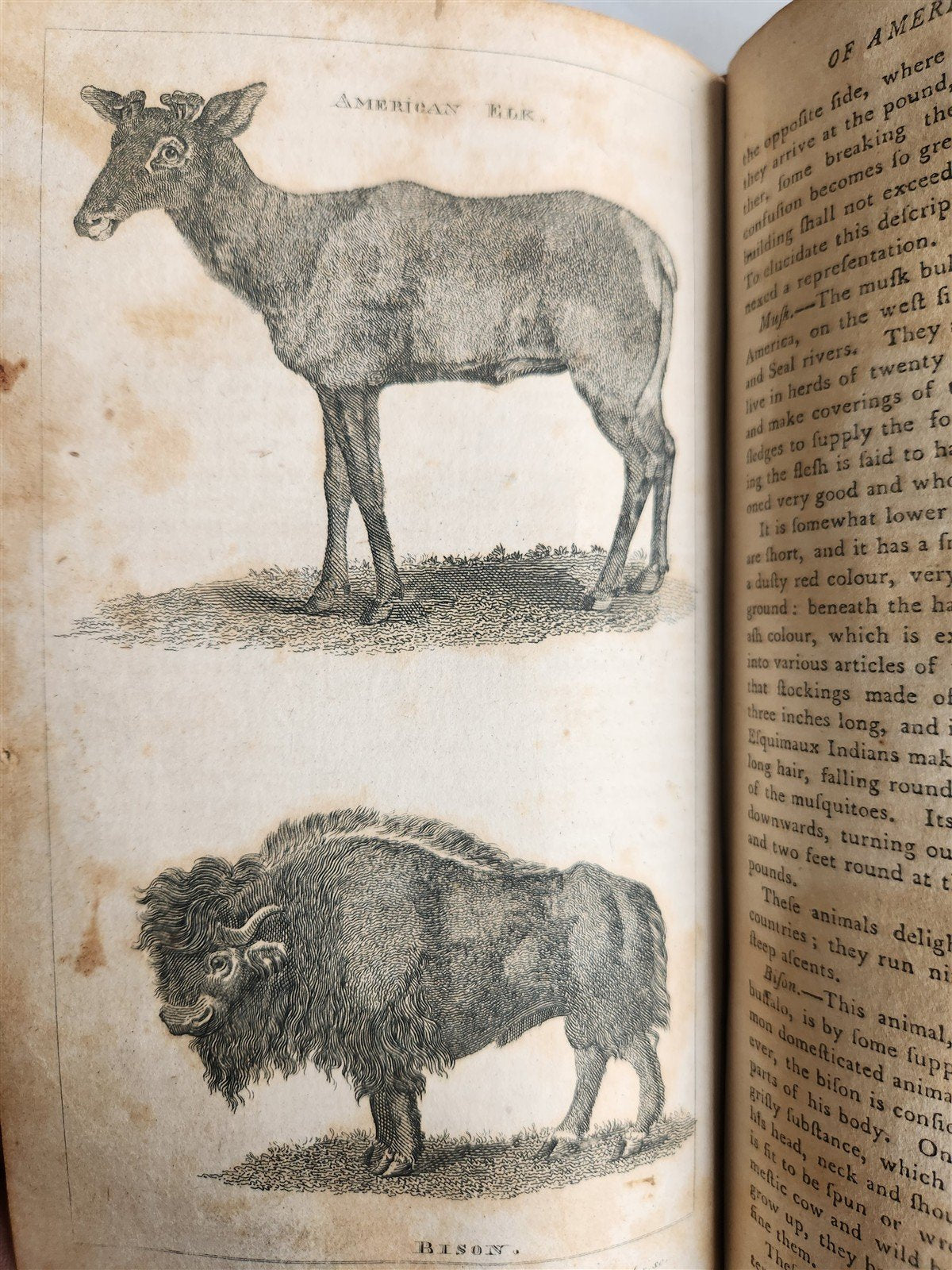 1796 Historical Geographical Commercial Philosophical View of USA 4 VOLS antique