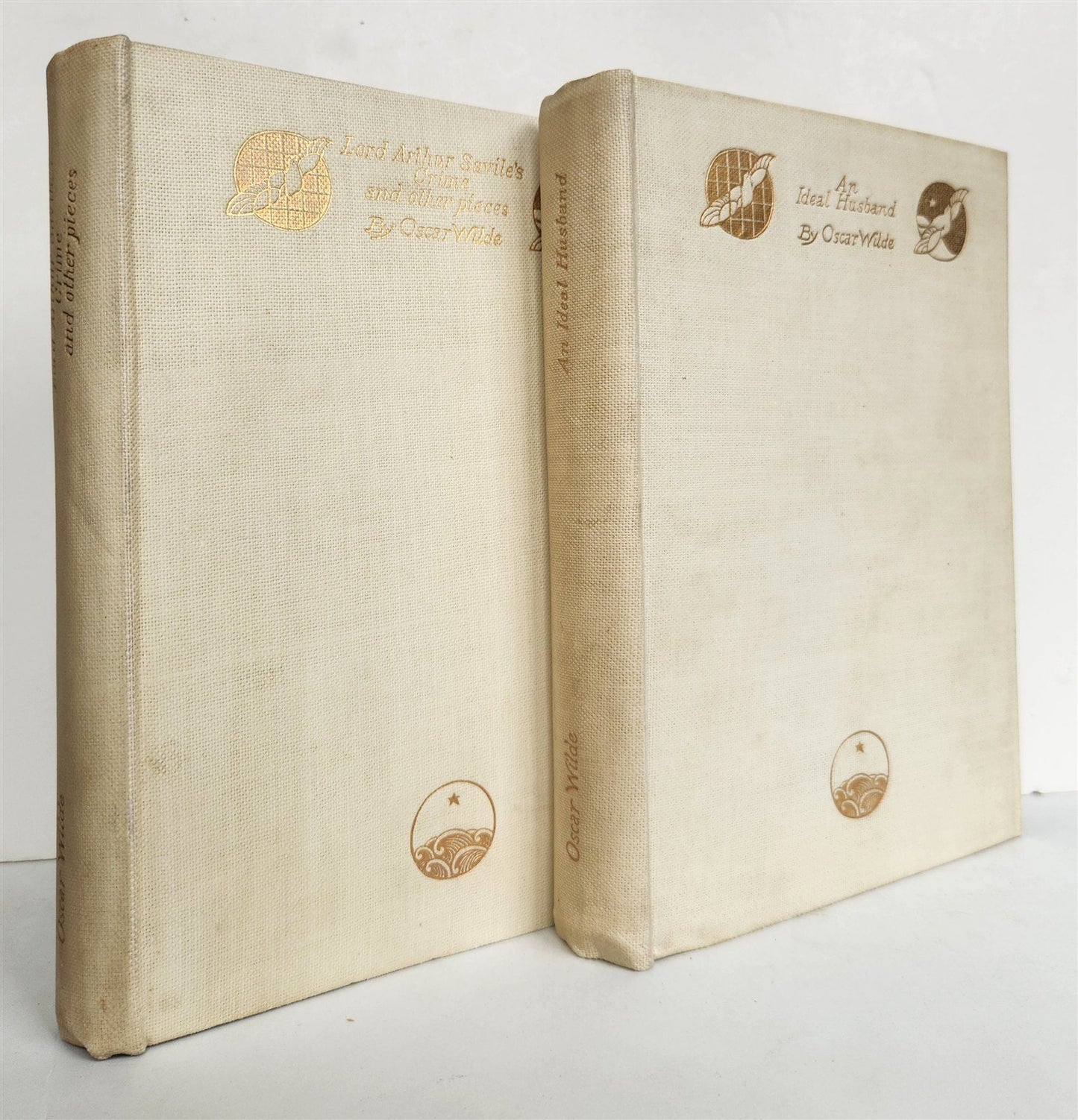 1908 OSCAR WILDE 2 volumes ANTIQUE limited edition VELLUM bound
