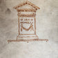 1910 LA MASCHERA di BRUTO antique poetry theatre VELLUM BOUND illustrated