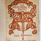1910 LA MASCHERA di BRUTO antique poetry theatre VELLUM BOUND illustrated