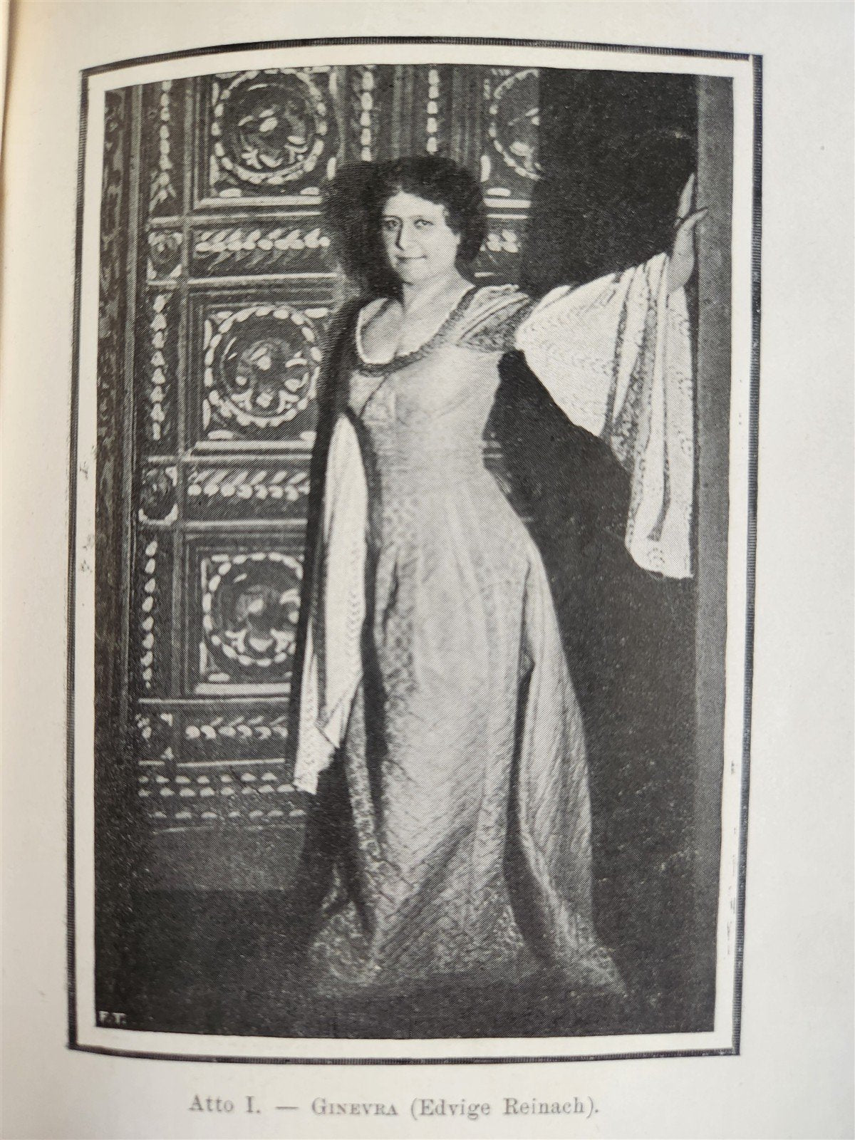 1910 LA MASCHERA di BRUTO antique poetry theatre VELLUM BOUND illustrated