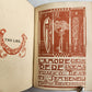 1910 LA MASCHERA di BRUTO antique poetry theatre VELLUM BOUND illustrated