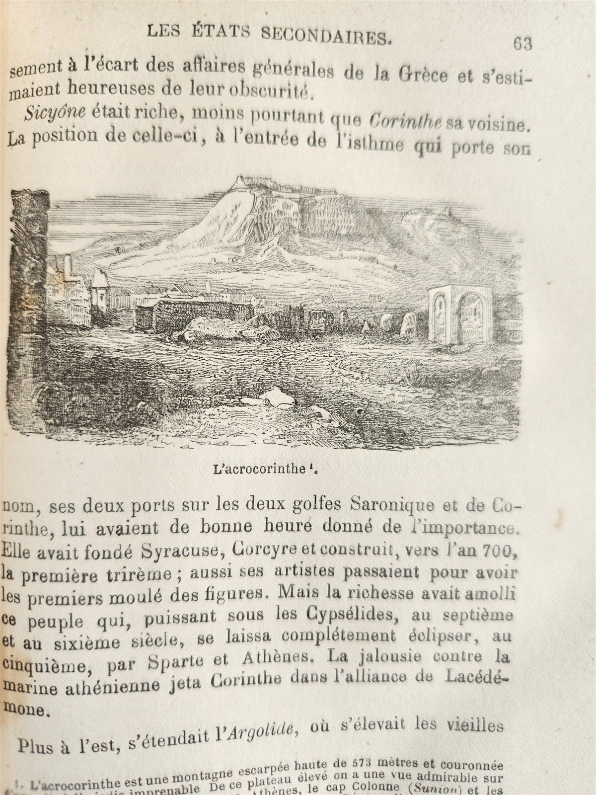 1876 HISTORY of GREECE antique VELLUM BOUND illustrated HISTOIRE CRECQUE