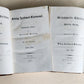 1855 WORKS by Heinrich Koenig antique 2 VOLUMES w/ DECORATIVE BINDINGS in German