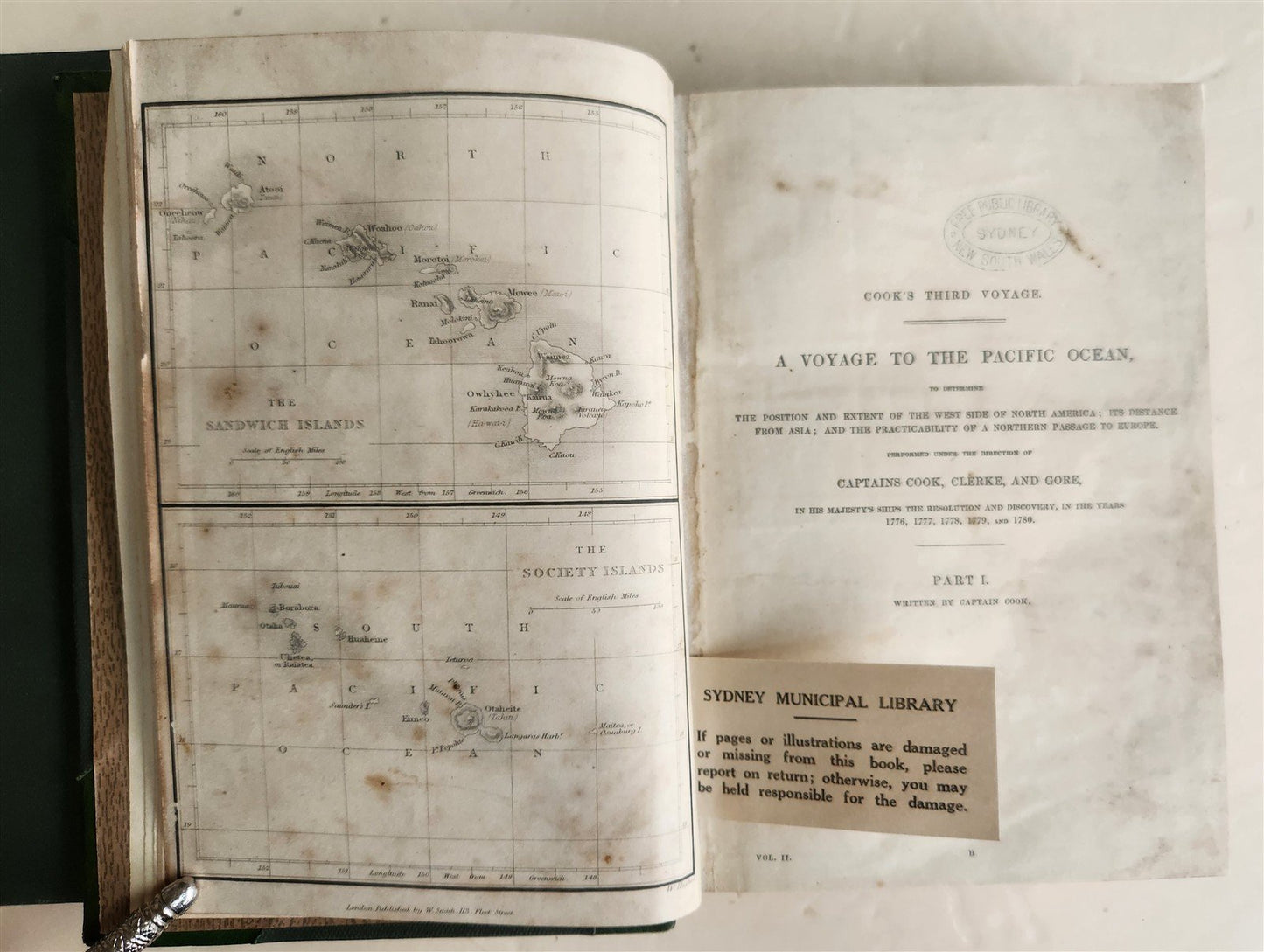 1842 VOYAGES of CAPTAIN COOK ILLUSTRATED 2 VOLUMES antique in ENGLISH