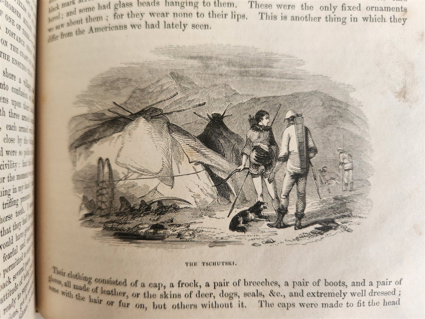 1842 VOYAGES of CAPTAIN COOK ILLUSTRATED 2 VOLUMES antique in ENGLISH