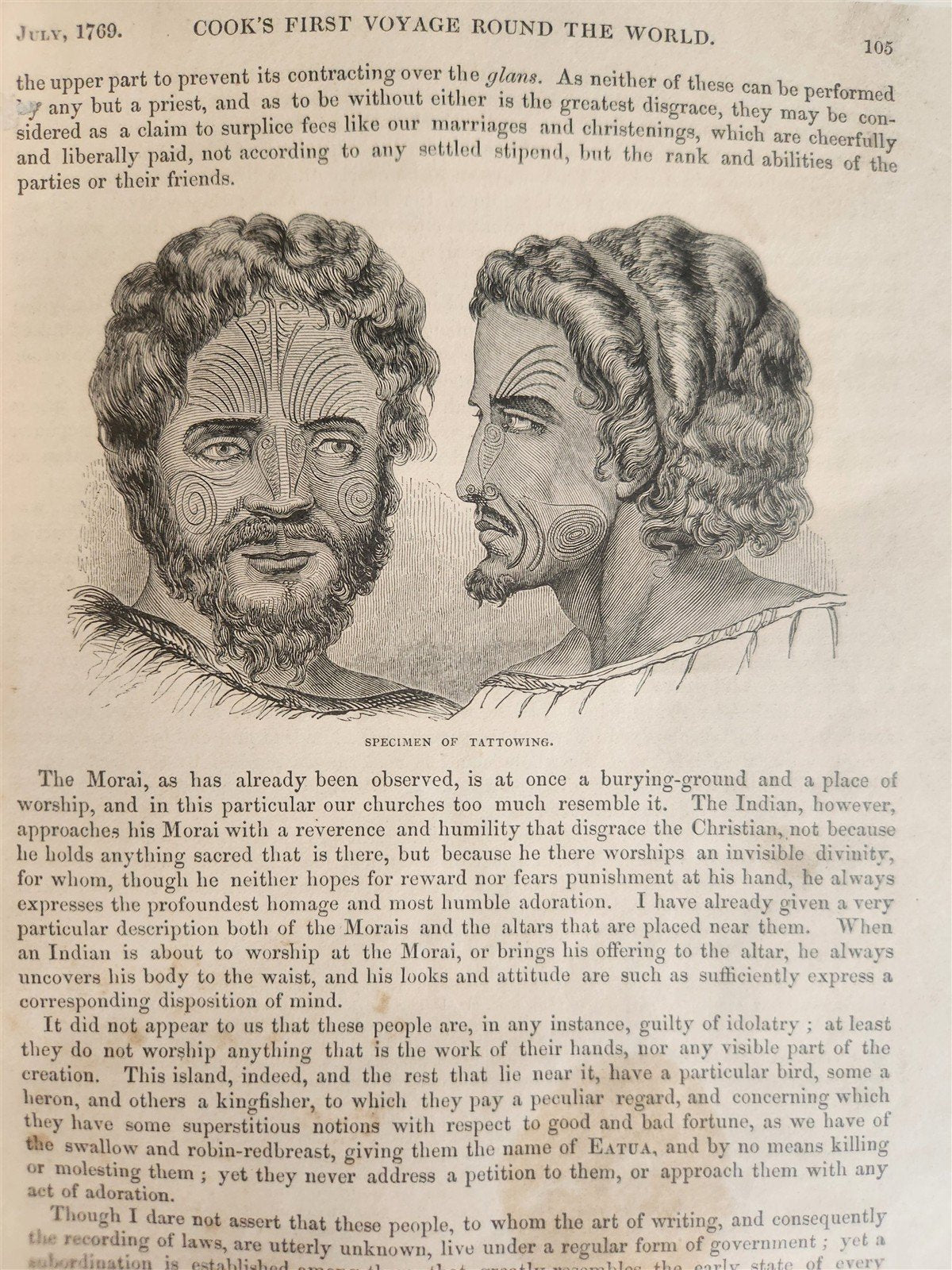 1842 VOYAGES of CAPTAIN COOK ILLUSTRATED 2 VOLUMES antique in ENGLISH