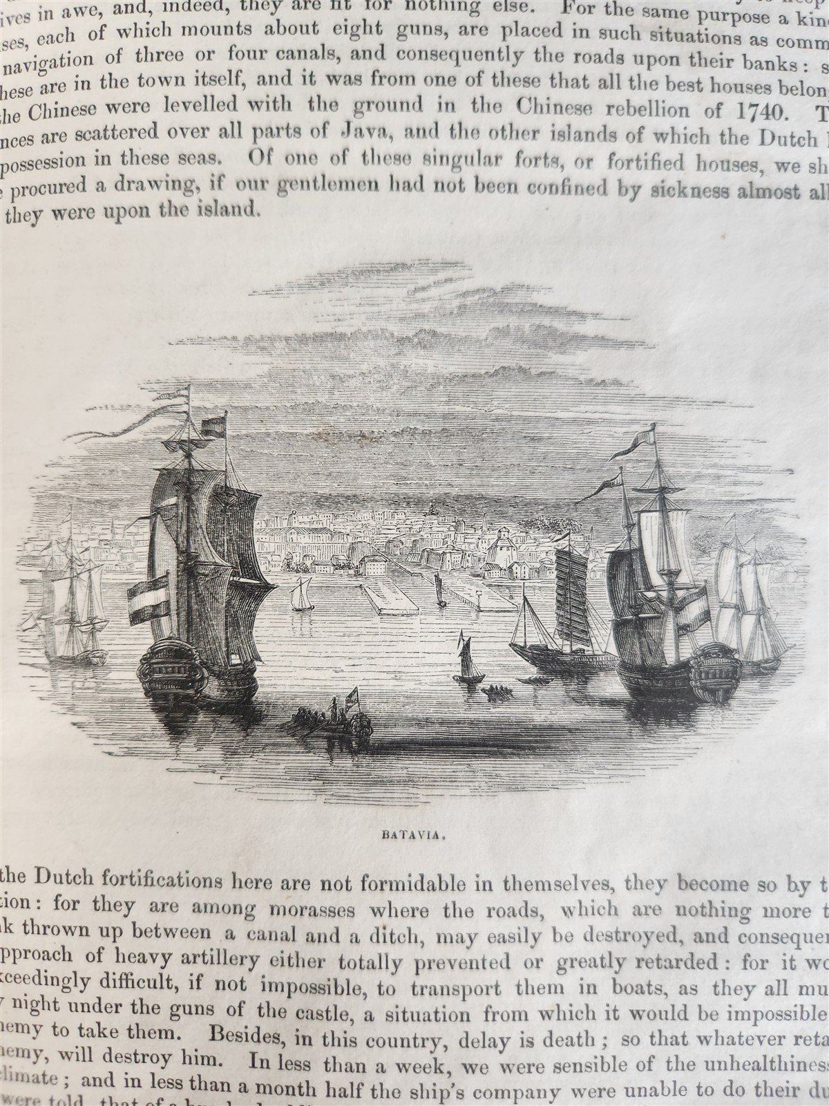 1842 VOYAGES of CAPTAIN COOK ILLUSTRATED 2 VOLUMES antique in ENGLISH