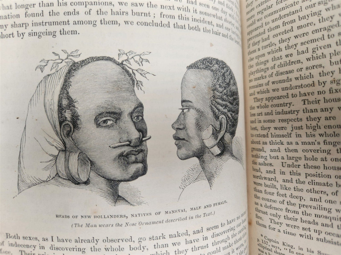 1842 VOYAGES of CAPTAIN COOK ILLUSTRATED 2 VOLUMES antique in ENGLISH