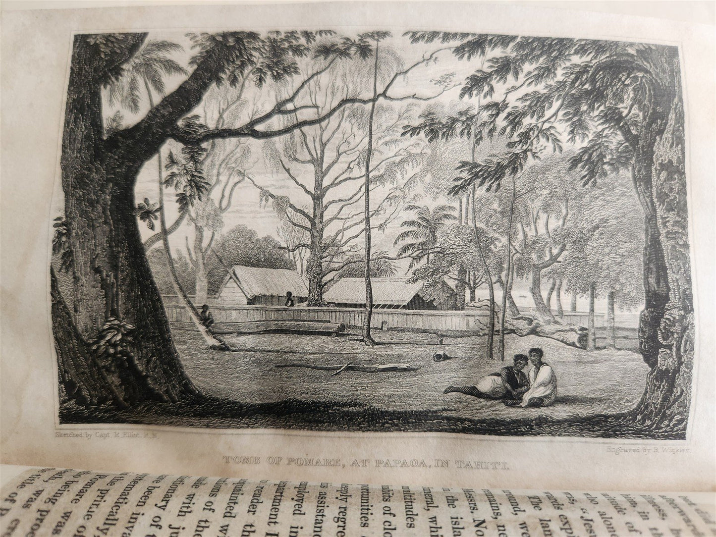 1829 POLYNESIA ILLUSTRATED 2 VOLS antique History Mythology Traditions Manners