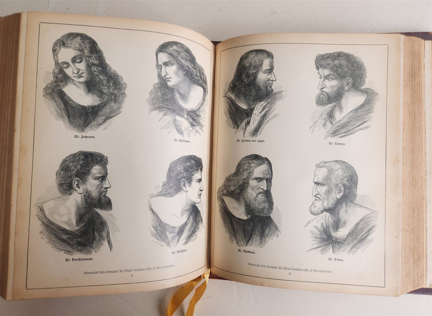 1890 BIBLE in SWEDISH ANTIQUE VICTORIAN MASSIVE FOLIO GUSTAVE DORE ILLUSTRATED