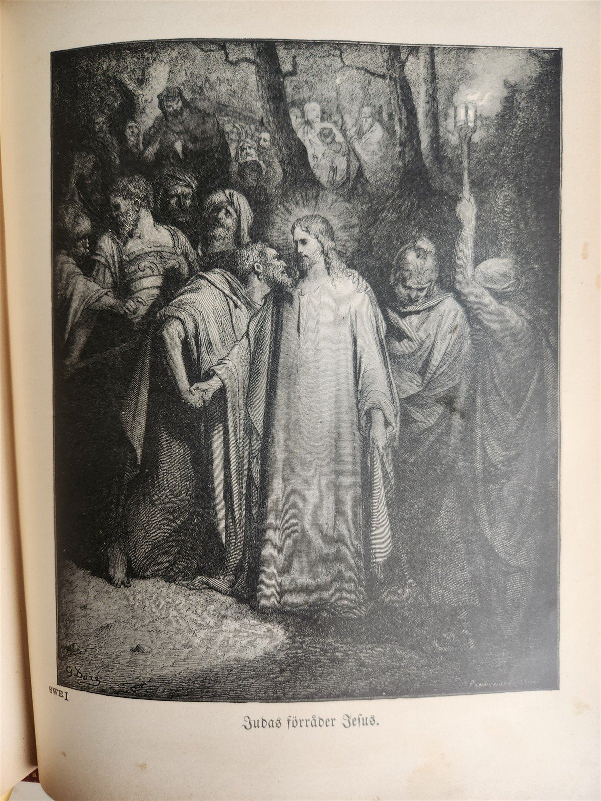 1890 BIBLE in SWEDISH ANTIQUE VICTORIAN MASSIVE FOLIO GUSTAVE DORE ILLUSTRATED