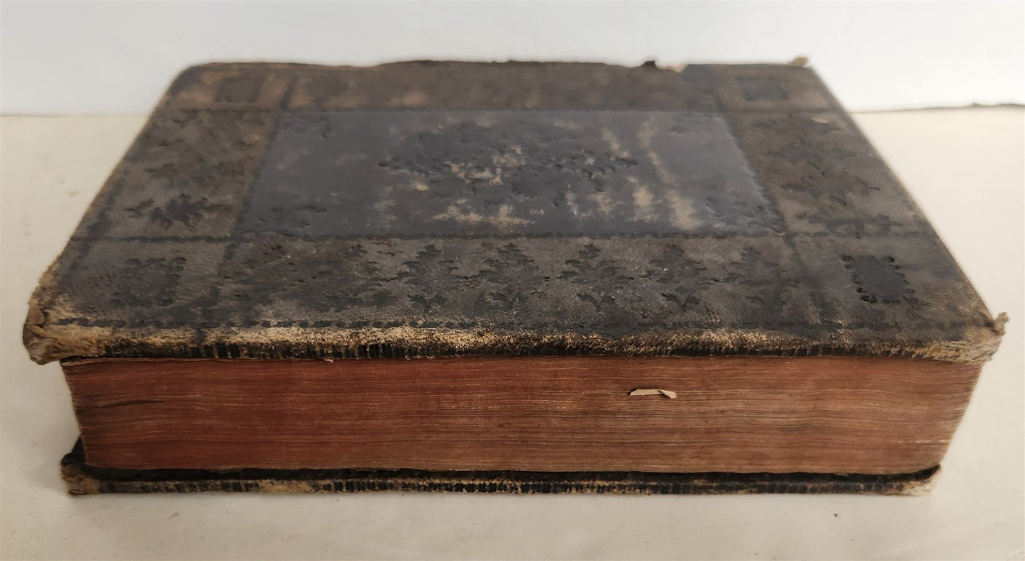 1615 BIBLE in ENGLISH by ROBERT BARKER antique ILLUSTRATED