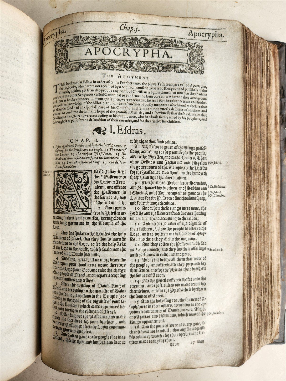 1610 BIBLE in ENGLISH by ROBERT BARKER antique GENEVA VERSION