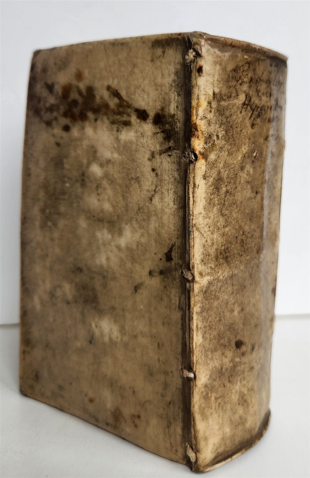 1584 ILLUSTRATED HISTORY of PLANTS & ANIMALS by Linocier antique VELLUM BOUND