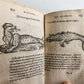 1584 ILLUSTRATED HISTORY of PLANTS & ANIMALS by Linocier antique VELLUM BOUND