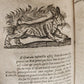 1584 ILLUSTRATED HISTORY of PLANTS & ANIMALS by Linocier antique VELLUM BOUND
