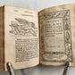 1584 ILLUSTRATED HISTORY of PLANTS & ANIMALS by Linocier antique VELLUM BOUND