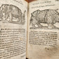 1584 ILLUSTRATED HISTORY of PLANTS & ANIMALS by Linocier antique VELLUM BOUND