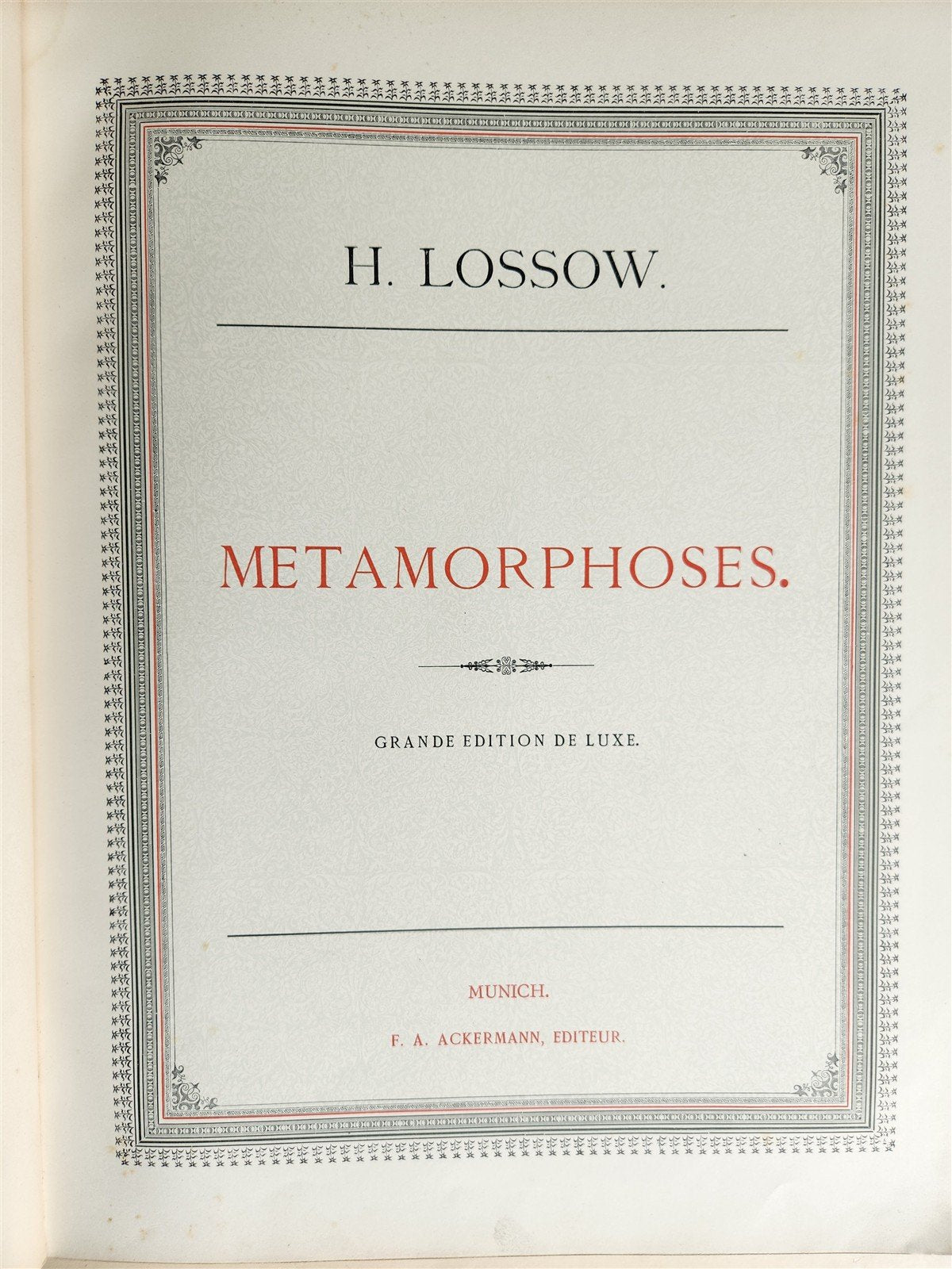 1880s OVID'S METAMORPHOSES ILLUSTRATED antique EROTICA LARGE FOLIO