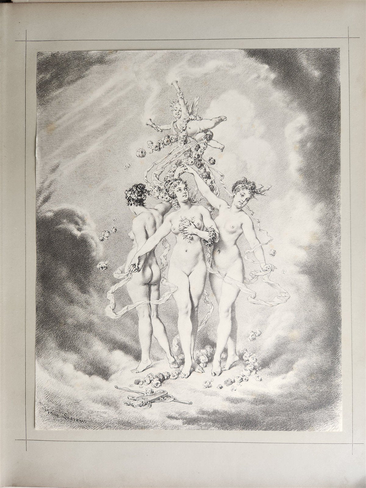 1880s OVID'S METAMORPHOSES ILLUSTRATED antique EROTICA LARGE FOLIO