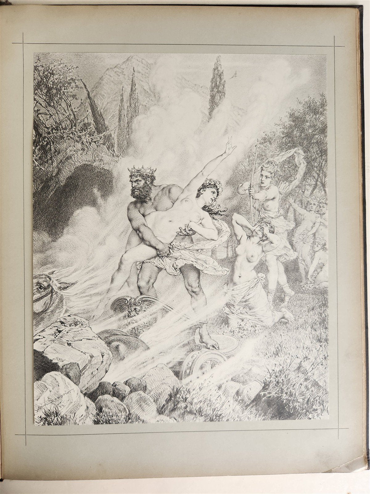 1880s OVID'S METAMORPHOSES ILLUSTRATED antique EROTICA LARGE FOLIO